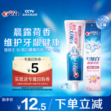 佳洁士3D炫白晨露荷香热销榜牙膏120g防蛀含氟清新口气京东自营