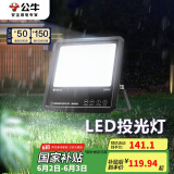 公牛（BULL）LED投光灯庭院灯工地灯园林照明露营灯 IP65防水100W-6500K白光