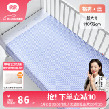 良良（liangliang）隔尿垫婴儿抑菌可洗苎麻透气防漏隔尿床单护理垫姨妈垫 小萌虎·单条装（110*72cm） 【A类 一等品】