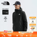 北面（The North Face）【经典黑武士】单层冲锋衣男防水防风透气外套24春季上新|7QOH 4H0/宇宙黑 L/175