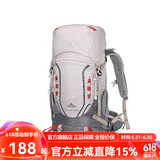 艾王2024新款专业户外登山双肩包40L升大容量耐磨防泼水男女轻便 卡其色 (第二代8109B) 35+5L（背负系统+送防雨罩）