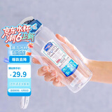 乐扣乐扣（LOCK&LOCK）夏季塑料水杯户外便携式提绳运动水杯手提式塑料壶500ML透明