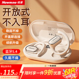纽曼（Newmine）【柏林之声】LY12PLUS骨传导概念蓝牙耳机挂耳式真无线不入耳运动跑步降噪游戏耳机低延迟适用华为