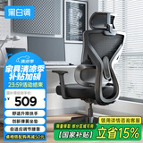 黑白调P5双背-Ultra人体工学椅电脑椅子办公椅人工力学椅电竞椅国家补贴