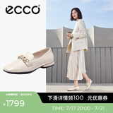爱步（ECCO）单鞋女 夏季包头粗跟浅口单鞋 安妮208513 石灰色20851301378 36 （偏大，建议选小一码）