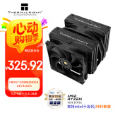 Thermalright(利民)Frost Commander 140 BLACK 冰封统领 5X8mmAGHP4.0热管回流焊黑色风冷散热器 FC140 BLACK 