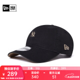 NEW ERA纽亦华MLB棒球帽子迷你logo男女情侣软顶弯檐鸭舌帽920 13793032-黑色 纽约洋基队 OSFM