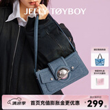 JellyToyboy女包【蓝盈莹同款】JTB千禧包春夏新款牛仔腋下包上班通勤斜挎包 牛仔蓝
