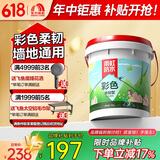 雨虹防水 彩色柔韧型防水涂料 厨房卫生间防水涂料 青绿 墙地面通用18kg