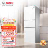 博世（BOSCH） 274升 三门冰箱小型电冰箱混冷无霜维他保鲜玻璃面板（白色）KKU28S20TI