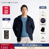TOMMY HILFIGER【出走都市】冬季男防水微抓绒保暖运动风衣款软壳夹克外套J2787 深海蓝FAP M （推荐：135-150斤）