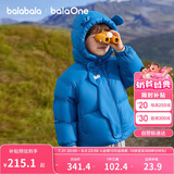 巴拉巴拉balaOne儿童羽绒服男童女童冬连帽外套保暖2025三防209425107205