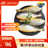三都港 冷冻三去大黄鱼净重1300g/共3条 宁德黄花鱼 生鲜 端午节