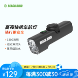 黑鸟（Blackbird） 自行车前灯德规公路山地自行车灯充电强光手电筒夜行灯骑行装备 L3 C 下挂快拆款 无延长架