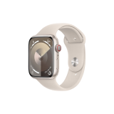 Apple/苹果 Watch Series 9 智能手表GPS+蜂窝款45毫米星光色铝金属表壳星光色运动型表带M/L MRP23CH/A