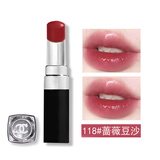 香奈儿（Chanel）可可小姐炫色口红coco bloom银黑细管唇膏七夕情人节送女朋友礼物 118#蔷薇豆沙