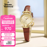 薇薇安·威斯特伍德（Vivienne Westwood）西太后女士手表皮带石英腕表女生520生日礼物送礼女友VV090GDBR