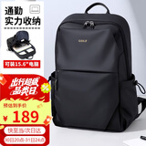 高尔夫（GOLF）双肩包男士旅行背包15.6/16英寸电脑学生书包防泼水通勤出差背包
