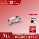 丹尼尔惠灵顿（DanielWellington）dw戒指饰品银色戒指男情侣对戒生日礼物DW00400036