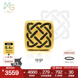 周生生父亲节礼物 足金酷黑守护 Charme XL黄金转运珠串珠 86523C定价