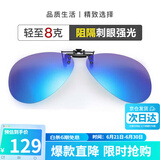 海伦凯勒墨镜夹片 偏光太阳镜夹片男女款驾驶专用开车眼镜 HP805C6
