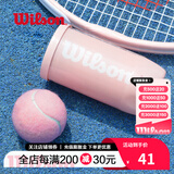威尔胜（Wilson）美网专业比赛赛事用球上海大师赛全场地练习训练有压网球罐装球 【樱花粉】WR8215801001 有压球