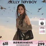 JellyToyboy包包女包JTB小星野包春夏新款大容量腋下包高级原创斜挎包 黑色