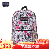 JANSPORT杰斯伯双肩包女男复刻暮光学生电脑包旅行背包书包 TZR60GP 水墨画花卉-隔层