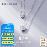 谢瑞麟（TSL）18K金钻石项链女星之光锁骨链BC062-BC064