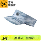 BUFF夏季速干跑步帽一体马拉松导汗空顶帽防晒男女遮阳帽网球登山运动 酷爽软檐折叠131291.909 风雪