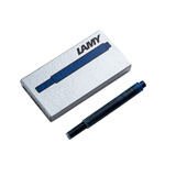 凌美德国进口 凌美(LAMY)签字笔钢笔专用德国原装进口配件 凌美-墨胆蓝黑色5只装