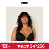 维多利亚的秘密（Victoria's Secret）PINK 夏季圆盘胸内衣2805舒适3/4罩杯聚拢外扩文胸胸罩无痕聚拢 2ZUO黑色 11202805 75B （34B）