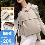 高尔夫（GOLF）双肩包女休闲背包学院风书包大容量14英寸笔记本电脑包旅行包出差