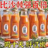 【养好肝】60倍浓缩水飞蓟葛根沙棘原浆物饮料VC鲜榨果汁饮酒熬夜 10盒装【适合比多尿黄口臭】滋养肝脏+修护护肝