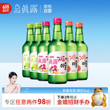 真露（JINRO）烧酒 360ml*6瓶 13度 果味混合装 韩国进口 洋酒 调酒基酒