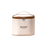 ymer保温饭盒饭桶保温袋专用链接圆矩米色三层