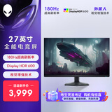 外星人（ALIENWARE）27英寸 电竞显示器Fast IPS QHD 180Hz 1ms低蓝光FreeSync游戏电脑高刷屏AW2724DM