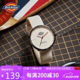Dickies手表女潮流学生女表复古皮革石英表防水送女生礼物CL-120L5-51