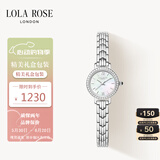 LOLA ROSE罗拉玫瑰女士手表女小银表节日礼物送女友生日礼物女