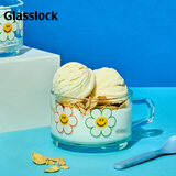 Glasslock&wigglewiggle联名款玻璃杯家用大容量女高颜值早餐燕麦杯子450ml