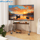 ProPre电视支架移动式艺术架32-75英寸不锈钢电视机落地支架 适用于三星索尼华为创维海信TCL等品牌通用