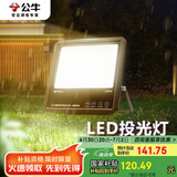 公牛（BULL）LED投光灯户外路灯庭院灯露营灯 IP65防水高亮度100W-3000K暖白光