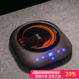 容山堂粗陶普洱煮茶器电陶炉陶瓷侧把高档功夫茶具套装明火烧水壶 小悦电陶炉-黑胡桃 0L