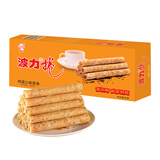 波力海苔蛋卷鸡蛋味54g休闲零食酥脆饼干糕点办公室早餐点心