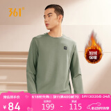 361°卫衣男士秋冬季加绒保暖圆领套头运动休闲外套上衣652344801D-2