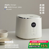 olayks立时 微压电饭煲小型3升2-6人陶瓷釉内胆24小时智能预约多功能家用电饭锅