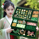 贝慕星儿童首饰礼盒套装生日礼物公主3-6岁玩具女孩手工diy手链串珠