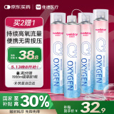 维德（WELLDAY）氧气瓶便携式孕妇老人家用吸氧气呼吸器高原反持续供氧鼻吸式1L*4