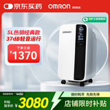 欧姆龙（OMRON）轻音5L家用制氧机医用高氧浓度大流量雾化智能遥控触屏语音Y-511W