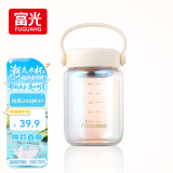 富光嘟嘟玻璃杯 高硼硅玻璃高颜值水杯子 女生便携牛奶咖啡刻度茶杯